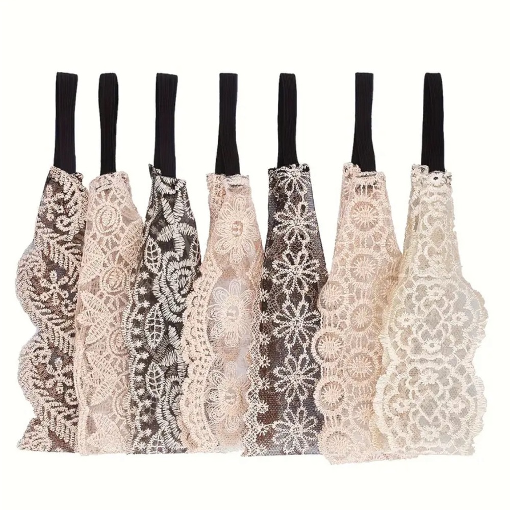 Lace Headband Set ~ 7 Pieces